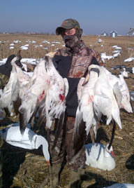 Squaw Creek Hunt Club - Scott Croner - Guided Spring Snow Goose Hunts - Mound City, Missouri